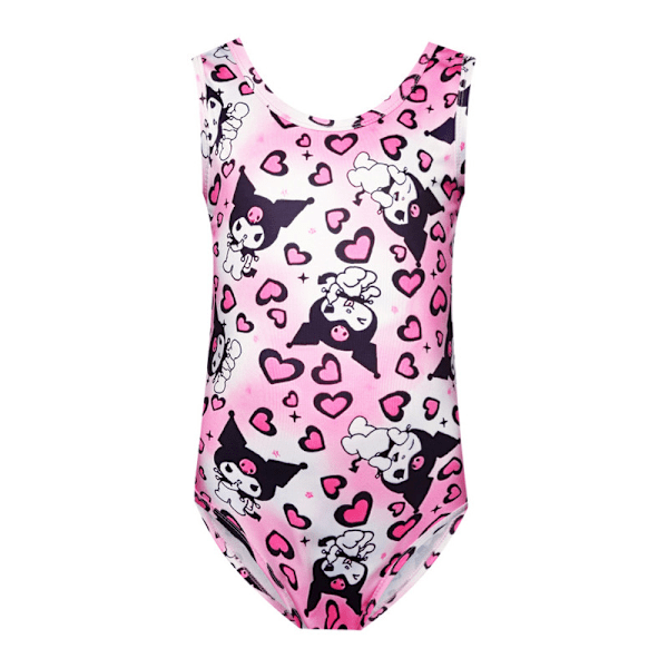 Kuromi Barn Flickor Tecknad Baddräkt Hel Baddräkt Simning för Sommar Strand Semester Pool Surf #2 #2 140cm