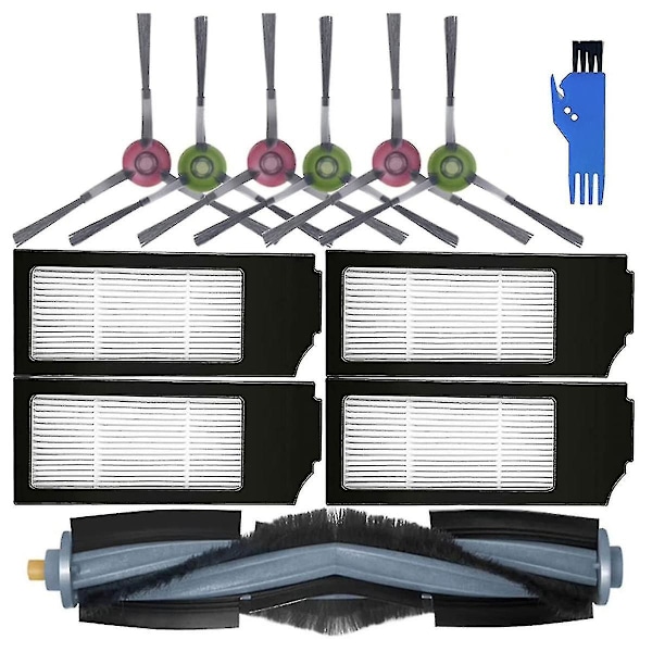 För Deebot X1 Turbo X1 Omni T10 Plus T10 Omni/turbo Robotdammsugare Huvudsida Borste Hepa Filte
