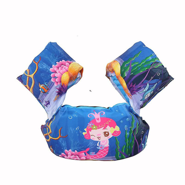 Taaperon pelastusliivi uima-asu uima kellukkeet taaperoille tytöille ja pojille lasten uima-asut Dark Blue Mermaid