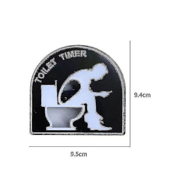 Toalett-timer Sandtimer Fem minutters timer Morsomme gaver til menn Ektemann Pappa Fedre