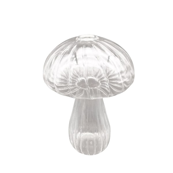 Mushroom Flower Vase Mushroom Decor Mushroom Glass Bud Glass Vase A