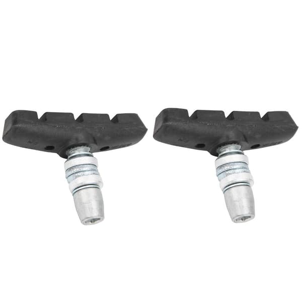 1 Pair 55mm Foldable Brake Pads for Bicycle V-Brake Rubber Blocks with Nuts for DAHON