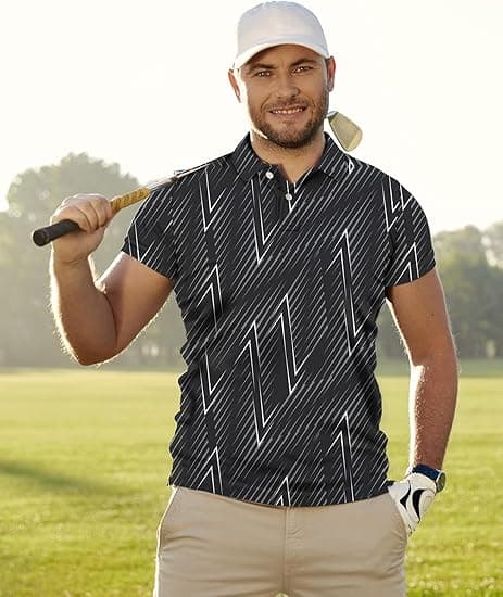 Golfskjorter for menn, morsom skjorte