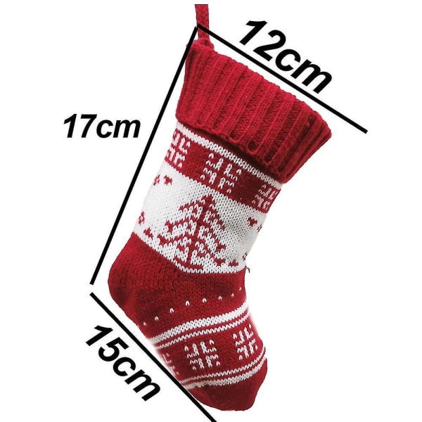 Julstrumpa för semester- och juldekorationer