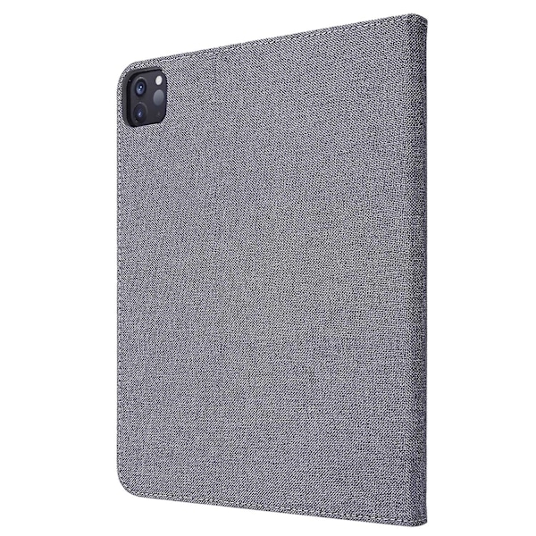 iPad Pro 13 (2024) -kotelo, korttipaikat, telakka, nahka, tabletin suojus, kynänpidike - Multicolor Grey