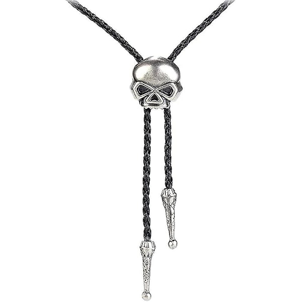 Pop Fashion Non Mainstream Simple Alloy Skull Necklace Miesten Pitkä Kaulakoru