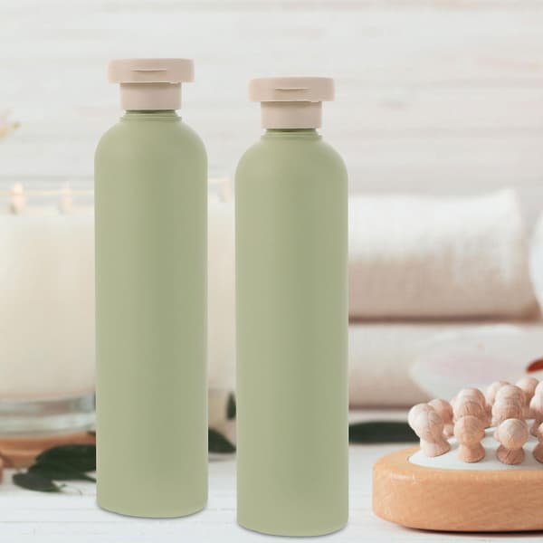 Påfyllbare reiseflasker i plast for lotionklemflasker 5 stk
