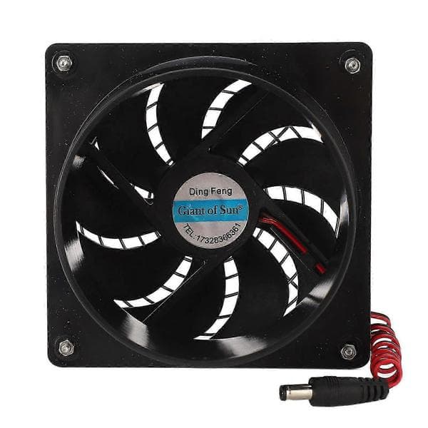 Nye Modeller Solcelleventilator Effektiv Varmeafledning Ventilation 50W Solpanel Ventilator Kit 512V