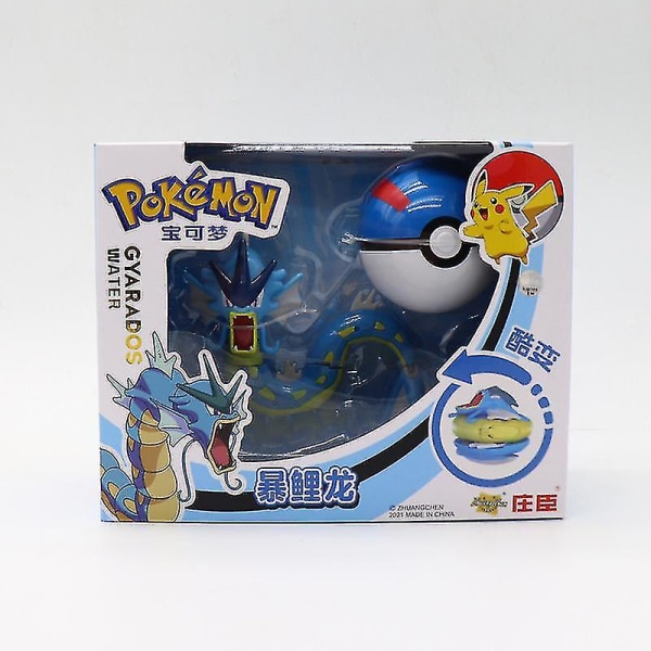 Deformerad Pikachu-docka Pokeball Barnleksak Present Deformerade leksaker Gyarados