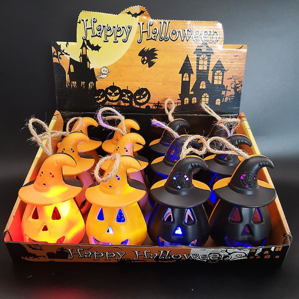 Siunatut 2 kpl kurpitsalyhty Halloweeniin, jouluun, kiitospäivään ja teemajuhliin