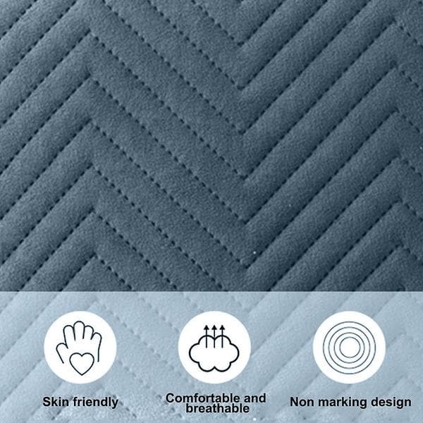 2-pack Dekorativa Kuddfodral Kuddfodral Kuddfodral för Soffa Säng Sovrum Bil Blå blue