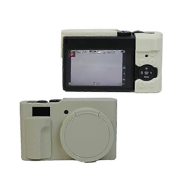 Lumix TZ99 Silicone Protection - Shockproof, Slim, Camera Case, Durable, Soft Black Black