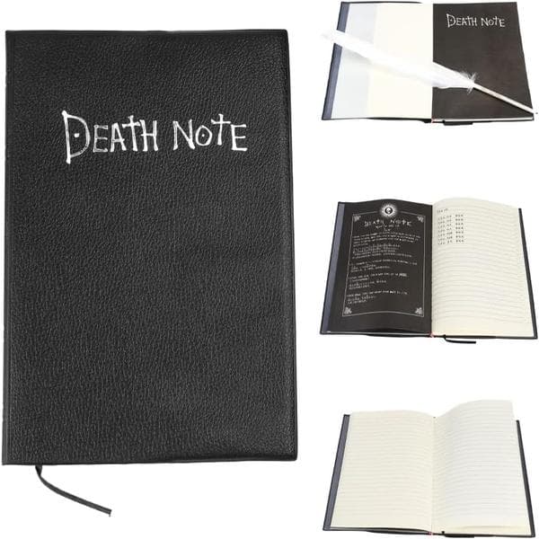 Death Note-notesbog, Anime-tema Death Note med halskæde og fjer