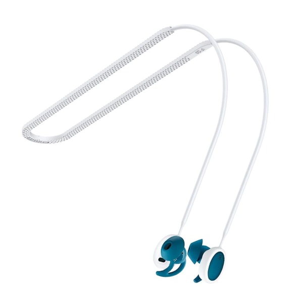 Antikk-tapestropp for Bose-sport Earbuds hodetelefoner Lanyard-hengende nakkesnor White