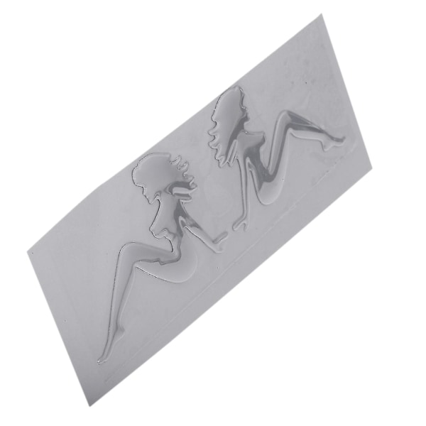 Flott dame bil dekorasjon klistremerke emblem logo merke
