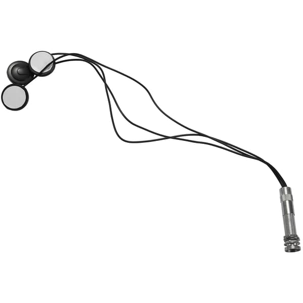 4x Universal Pickup Piezo 3 Transducer 6.35mm För Akustisk Gitarr Ukulele Mandolin Black  Silver