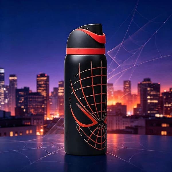 Owala Freesip 24/32oz Vandflaske Rustfrit Stål Sort Spider Man 24oz