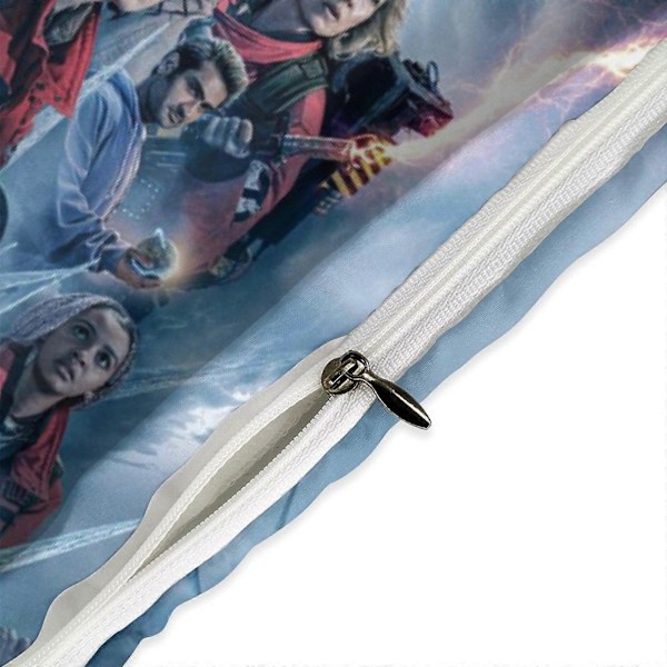 x6 Ghostbusters 3-osainen vuodevaatesetti Lämmin ja mukava pehmeä pussilakanasetti 1 pussilakanalla ja 2 tyynyliinalla makuuhuoneeseen b6 135x200cm 53x78in