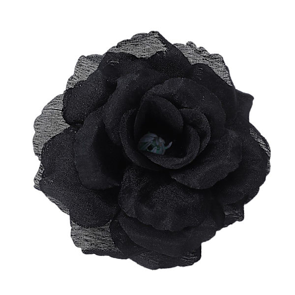20 stk. Svarte kunstige silkeblomster til fest, bryllup, hus, kontor, hagedekorasjon, DIY Black