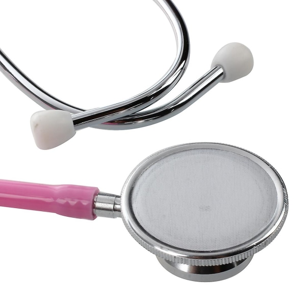 Pro Dual Head Emt Stetoskop for Lege Sykepleier Vet Student Helse Blod Pink