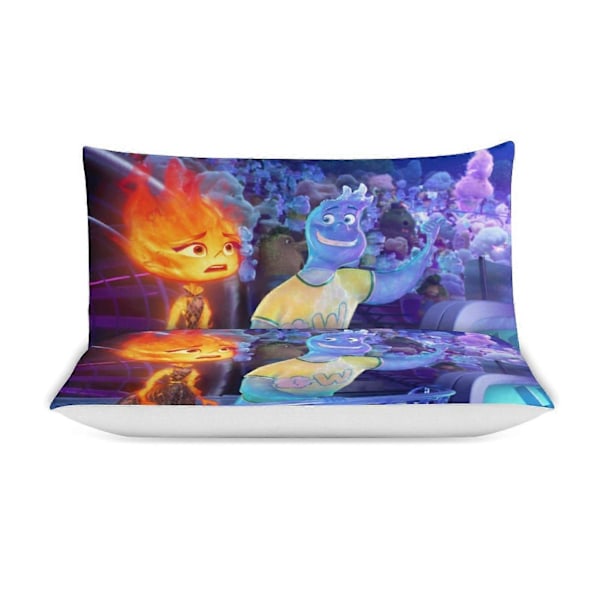x552 Elemental 3-osainen vuodevaatesetti Lämmin ja mukava pehmeä pussilakanasetti, jossa 1 pussilakana ja 2 tyynyliinaa makuuhuoneeseen b552 200x200cm 78x78in