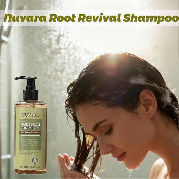 Nuvara Root Revival Shampoo 100ml Reducerer Hårtab for Fyldigere Hår