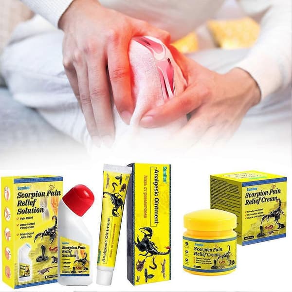 Menisksmärta Lindrande Salva eller Menisksmärta Lindrande Knäspray Lindring< D3N7 orange 3pcs