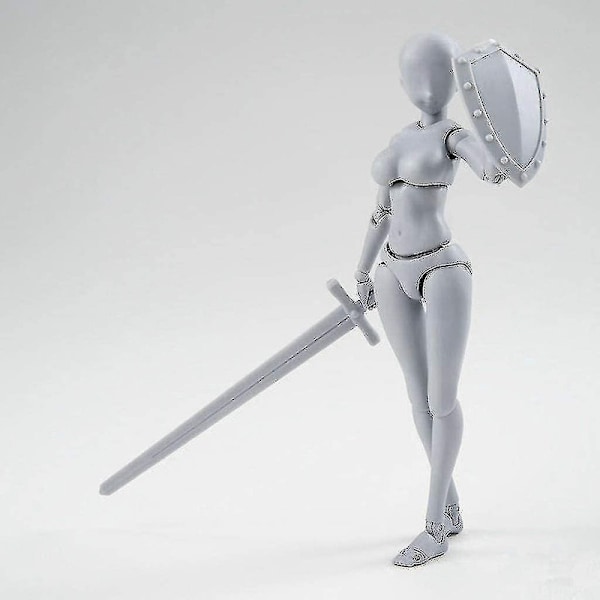 Actionfigur Ritmodell, Tegnefigurer til Kunstnere Actionfigur Model Menneske Mannequin Mand Kvinde (FMY) 21,5 x 18 x 4,7 cm 8.46 x 7.09 x 1.85 inches Male