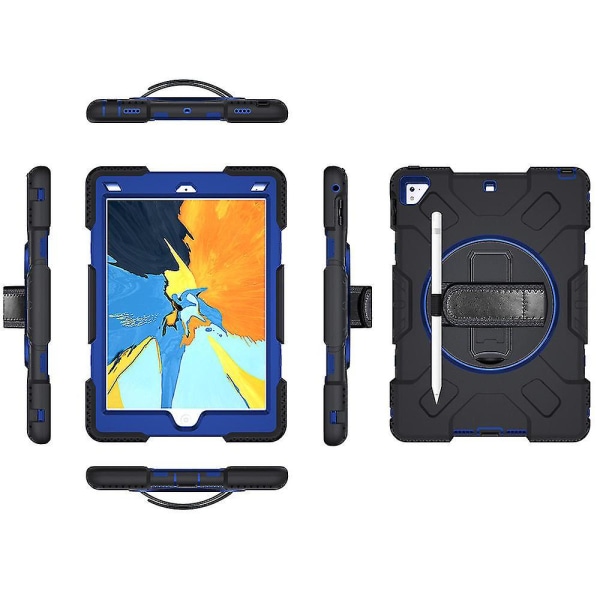Marinblå, lämplig för Apple Ipad 9.7 2018 Silikon Tablet Case Ipad Air2 Case