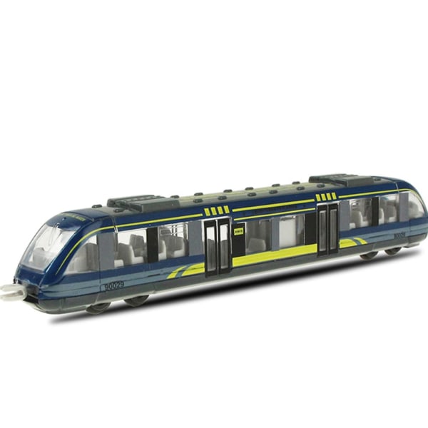 Toy Train Hieno ruosteenkestävä, tukeva suurnopeusjunamalli lahja Kaesille Blue
