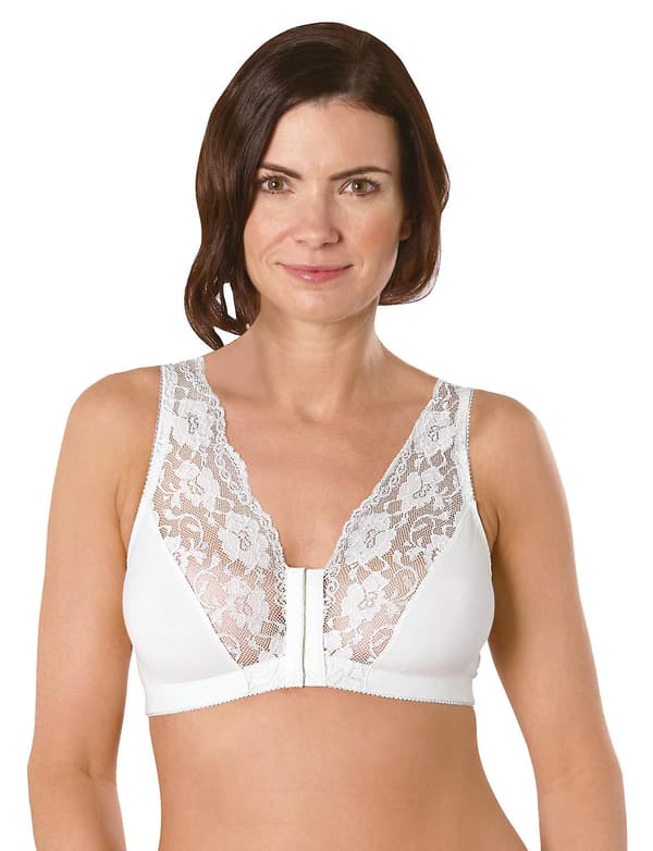 | Damer | Bomuldsblonde Frontlukning Magic BH White 26