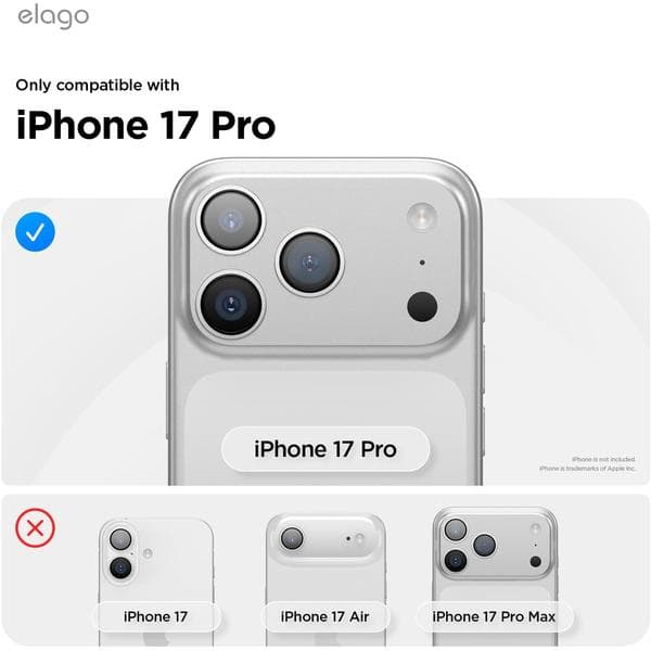 iPhone 17 Pro Case, Crystal Clear Case, Technology, Ultra-Thin, Raised Camera Protection, Durable Scratch-Resistant, Shockproof Protective Case