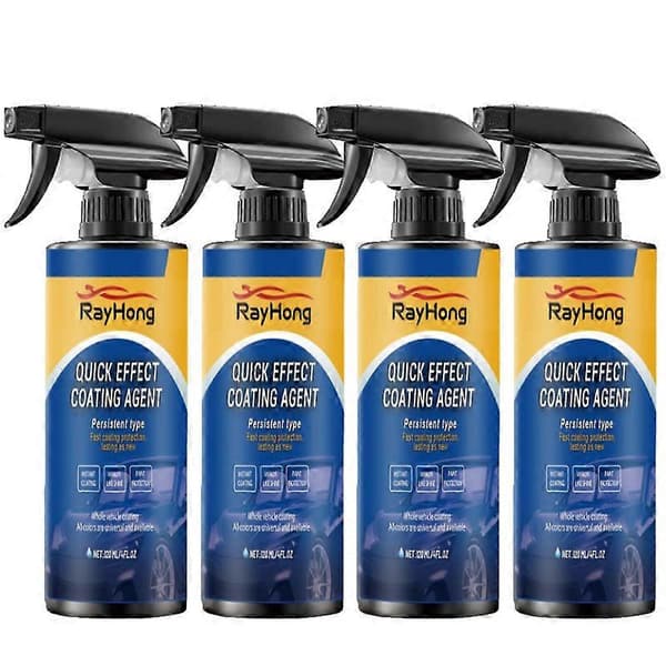 Hurtigvirkende beleggmiddel, avansert keramisk spraybelegg, multifunksjonelt middel [D] 4 stk 4pcs