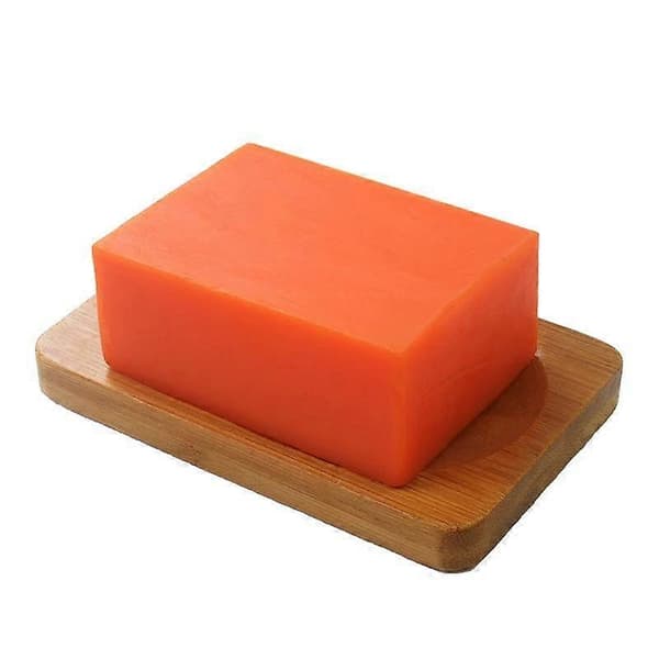 Kojic Acid & Papaya Håndlavet Sæbe, Ansigts- & Kropsvask yellow 1pcs
