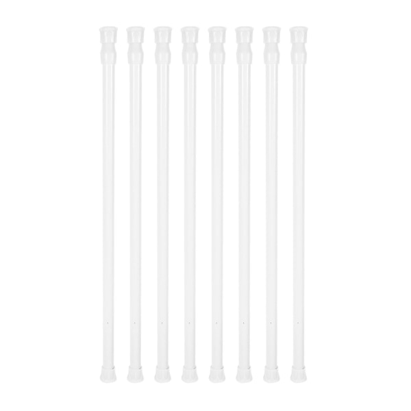 8 Small Tension Rods 15.7 Inch To 28 Inch Spring Extendable Curtain Curtain Shower Curtain Telescop (haoyi)