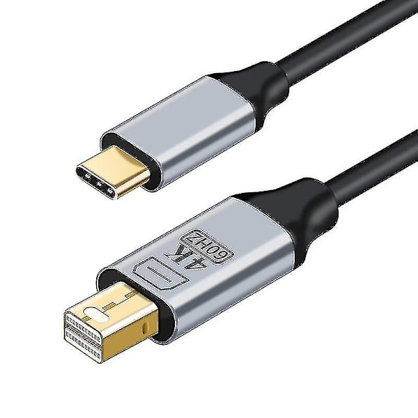 Thunderbolt 3, Usb-c til Dp Type-c-kabel til Displayport 4k 60hz