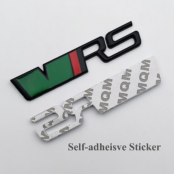 3d Rs Logo Vrs Emblem Nimikyltti Auton Etuosan Maskin Takakontin Merkki Skoda Fabia Kodiaq Superb Octavia 2 3 A5 A7 Rs Vrs Tarvikkeet