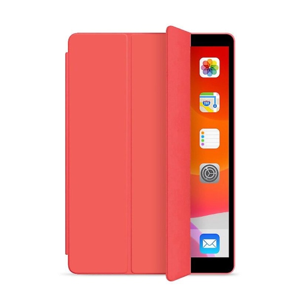 Skyddande fodral i läder Smart Case Cover för Apple iPad 7:e 8:e 9:e 10,2 tum Red