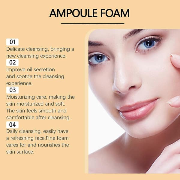 Centella ansiktsrens, Centella Poremizing Deep Cleansing Foam, sensitiv ansiktsrens for sensitiv og akneutsatt hud 1PC