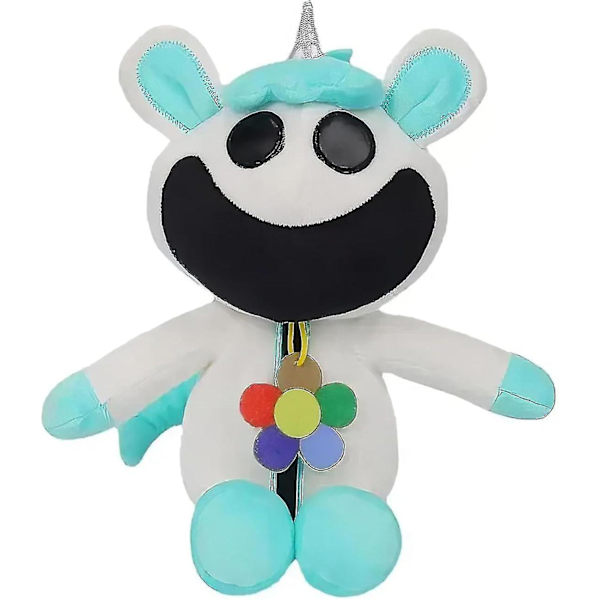 Smilende Critters Plyslegetøj, Smilende Critters Plys, Smilende Critters Plyslegetøj, Sød CatNap DogDay Stoppet Dyrpude til Børn Voksne Unicorn