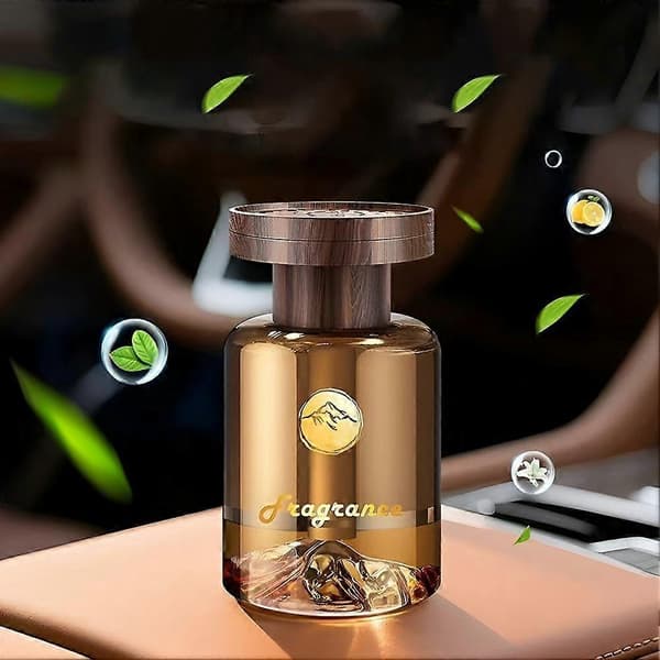 Frisk Naturlig Bil Aromaterapi Langvarig Duft Bilfrisker Parfume I7A4 Yellow C