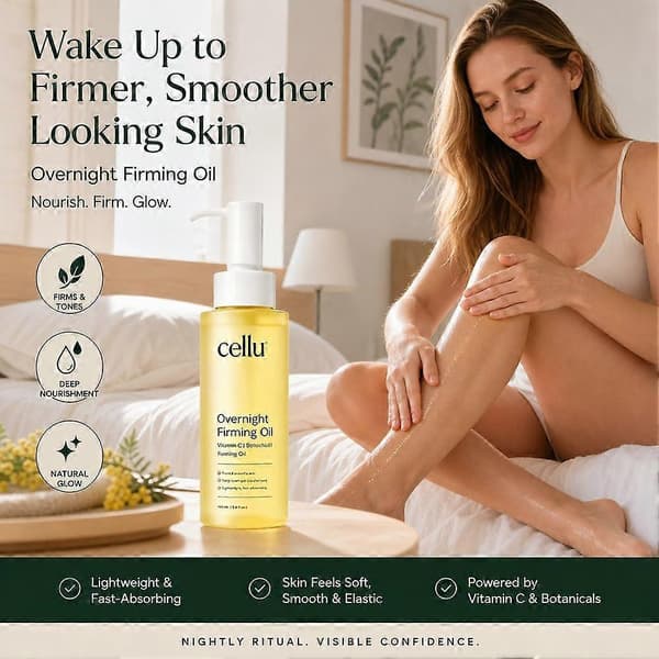Oppstrammende olje for natten - 100 ml
