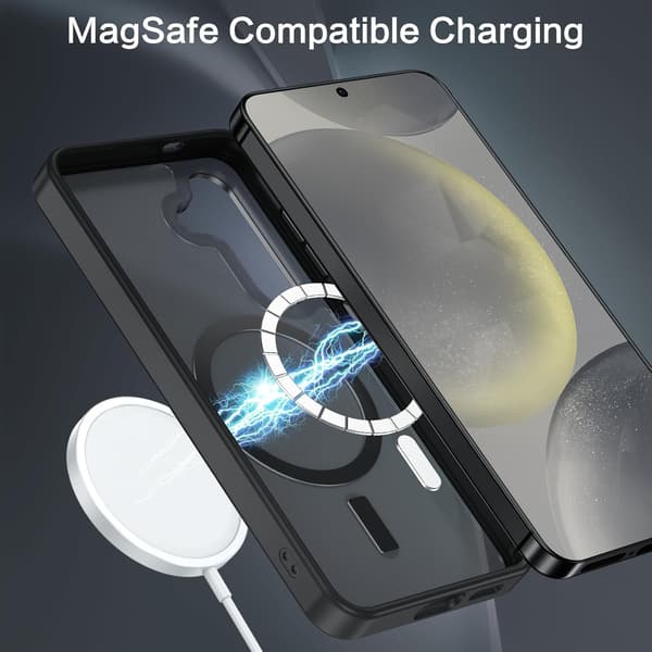 Samsung S26 Case - Magsafe Frosted Case - Black black black