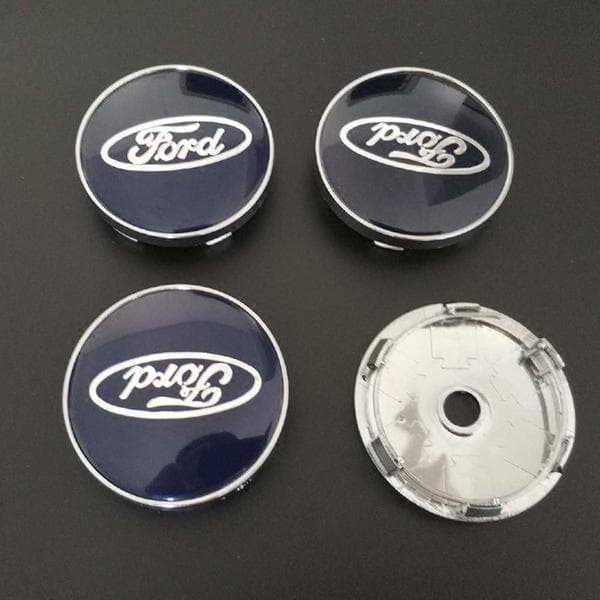 F12 - 60MM 4-pakks Senterdeksler Ford Sølv One Size