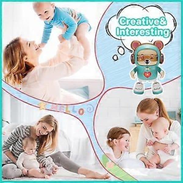 Interactive, with Lights, Music, Dancing, Affectionate Gesture, Funny Crawling Toy for Babies Ages 6-12 Months