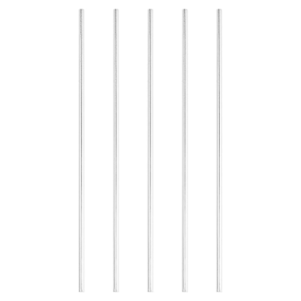 5 kpl RC-lentokoneiden pyöreitä teräspalkkeja akseleita 3mm x 150mm Silver Tone