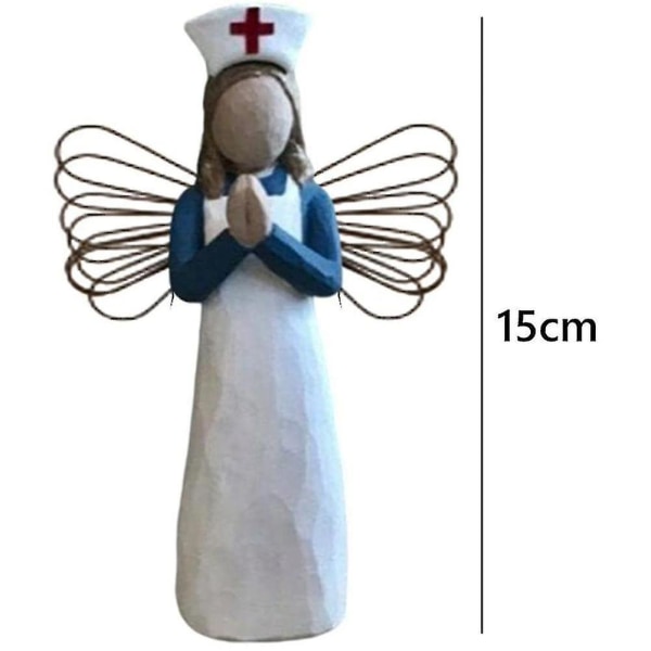 Ängelfigur av vänskap sjuksköterska figur minnesgåvor, en