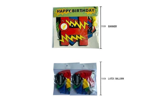 Avengers Superhjälte Party Pack - Ballonger för Barnkalas