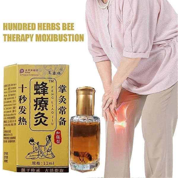 Biterapi 12ml Baicao Biterapi Moxibustion Feber Moxibustion Hud PalmKS986 yellow 12ml