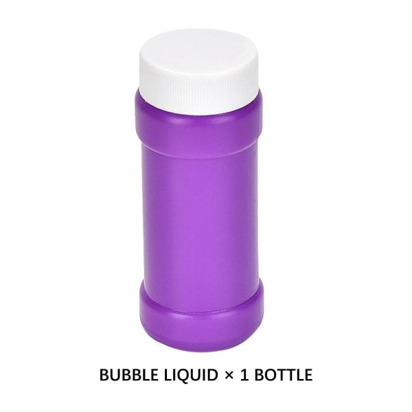 2023 Jul, ny automatisk boblemaskine med lys, musik, sjovt julemandsboblelegetøj (60 ml bobleopløsning) Red Free Size